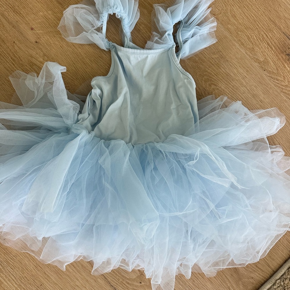 Kids Light Blue Tulle Costume Dress